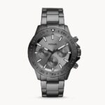 Fossil Bannon Multifunction Smoke Stainless Steel Men Watch (BQ2491)