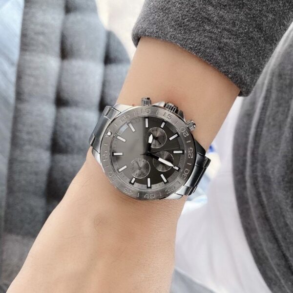 Fossil Bannon Multifunction Smoke Stainless Steel Men Watch (BQ2491) - Image 2