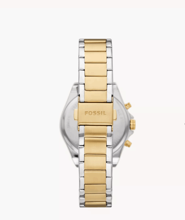 Fossil Modern Courier Chronograph Two-Tone Stainless Steel Women Watch (BQ3849) - Image 2