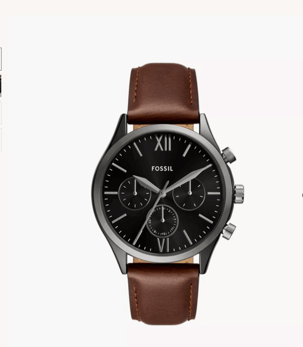 Fossil Fenmore Multifunction Brown Leather Men Watch (BQM2814)