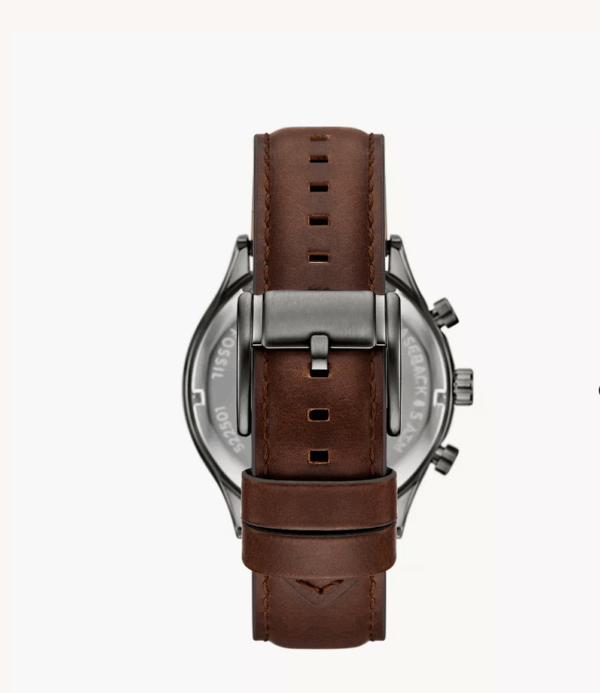 Fossil Fenmore Multifunction Brown Leather Men Watch (BQM2814) - Image 3
