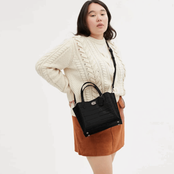 Coach Willow Tote 24 (Black)-Boutique Collection - Image 3