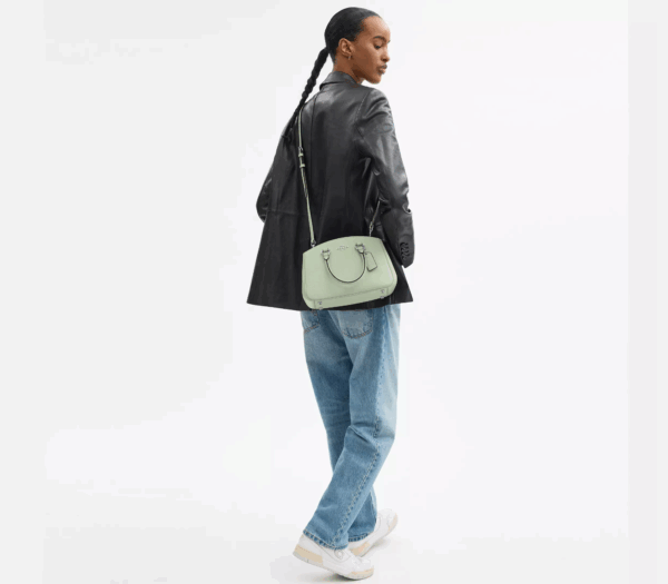 [Pre Order]-Coach Savannah Small Carryall Bag (Pistachio) - Image 3