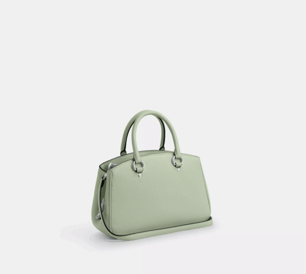 [Pre Order]-Coach Savannah Small Carryall Bag (Pistachio) - Image 5