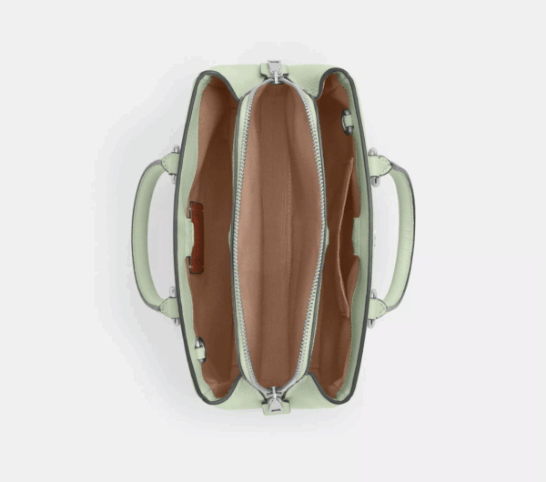 [Pre Order]-Coach Savannah Small Carryall Bag (Pistachio) - Image 6