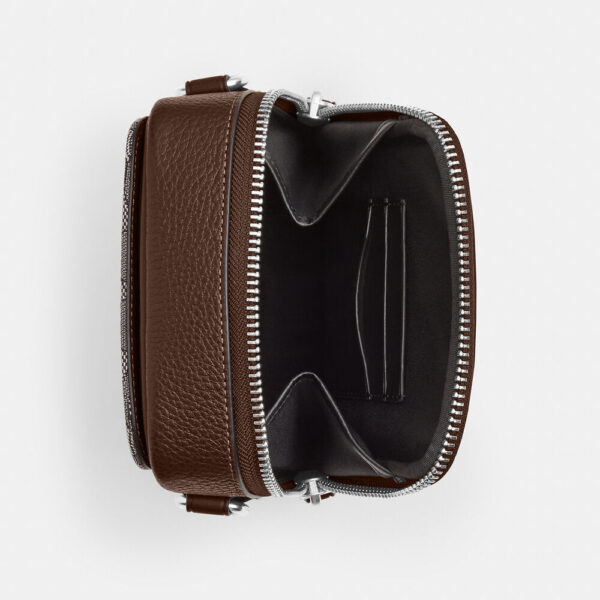 Coach Stanton Crossbody In Signature Jacquard (Maple) - Image 3