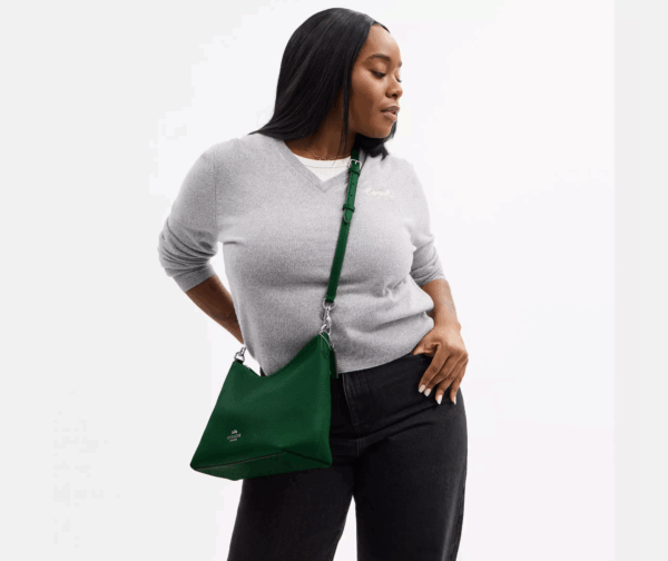 [Pre Order]-Coach Laurel Shoulder Bag (Shamrock) - Image 4