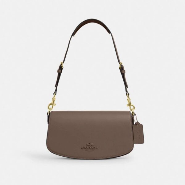 Coach Andrea Shoulder Bag(Dark Stone)