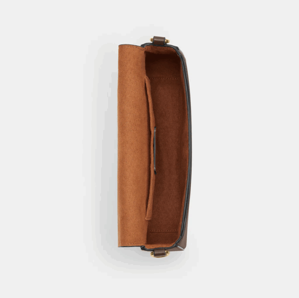 Coach Andrea Shoulder Bag(Dark Stone) - Image 3