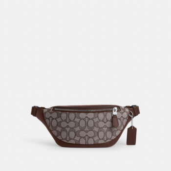 Coach Warren Mini Belt Bag In Signature Jacquard (Maple)