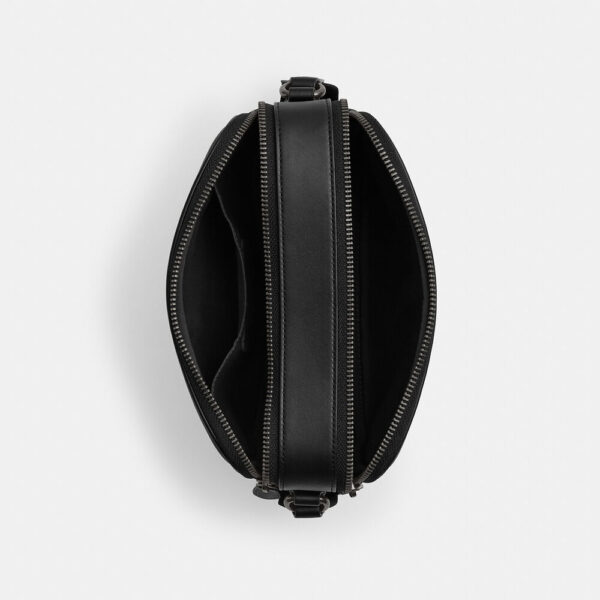 [Pre Order]-Coach Graham Crossbody Bag In Signature Canvas (Charcoal Black) - Image 3