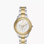 Fossil Stella Sport Multifunction Two-tone Stainless Steel Women Watch(ES5107)