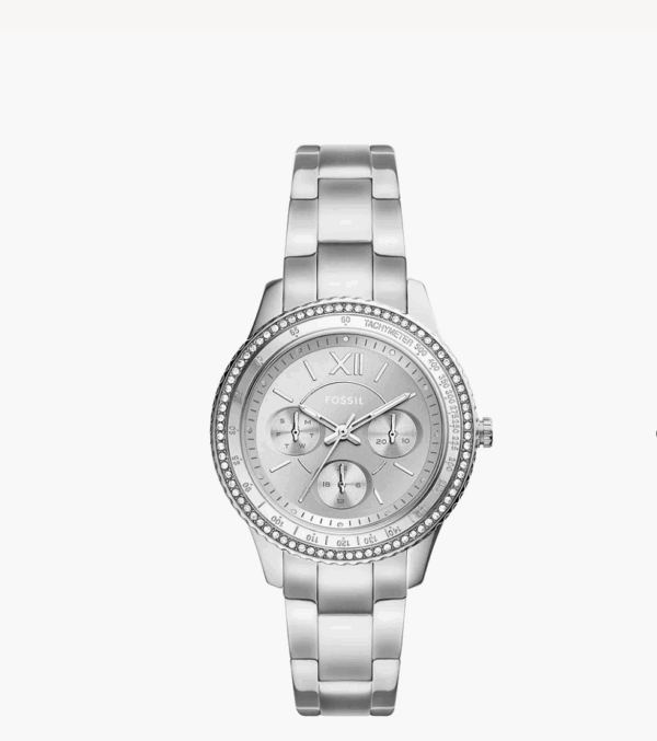 Fossil Stella Sport Multifunction Stainless Steel Women Watch (ES5108)