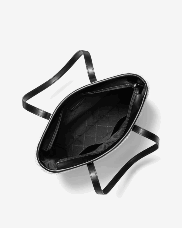 [Pre Order]-Michael Kors The Michael Ombré Straw Tote Bag (Black) BEST DEAL - Image 2