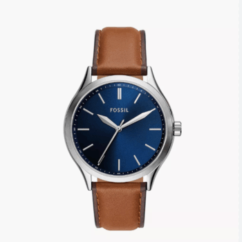 Fossil Fenmore Three-Hand Brown Leather Watch (BQ2863)