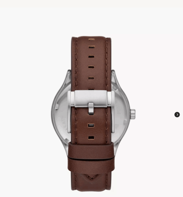 Fossil Fenmore Three-Hand Brown Leather Watch (BQ2865) - Image 3