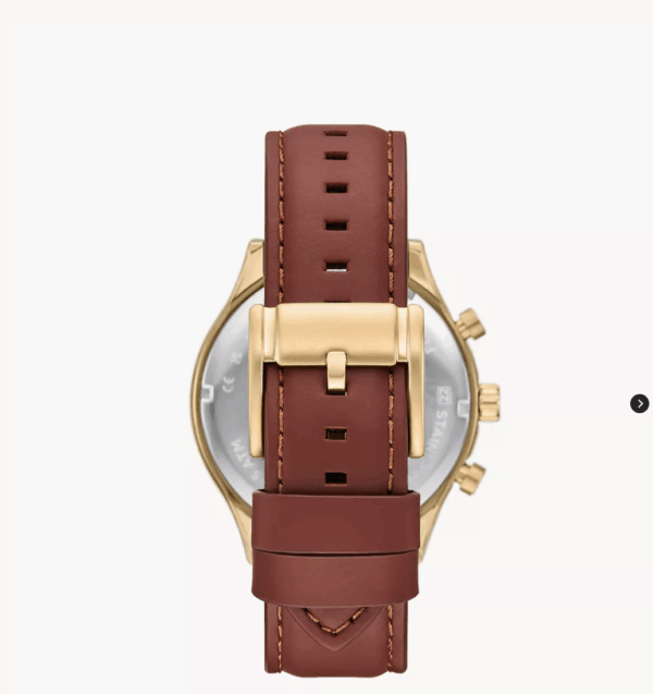 Fossil Fenmore Multifunction Brown Leather Watch (BQM2404) - Image 2