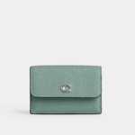 Coach Essential Mini Trifold Wallet (Aquamarine)-Boutique Collection
