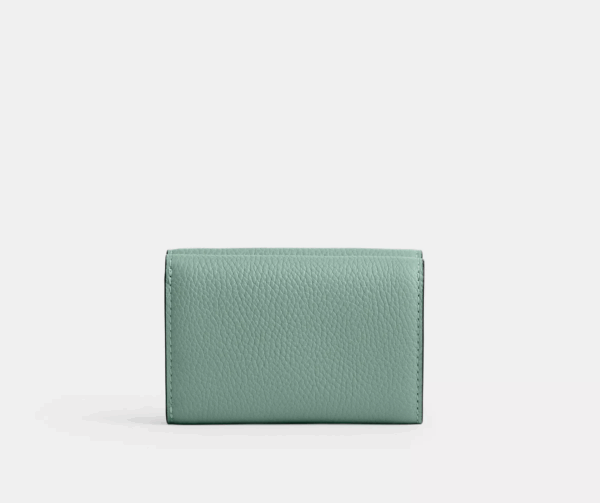 Coach Essential Mini Trifold Wallet (Aquamarine)-Boutique Collection - Image 3
