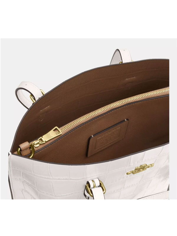 Coach Mollie Tote Bag 25 (Chalk) - Image 5