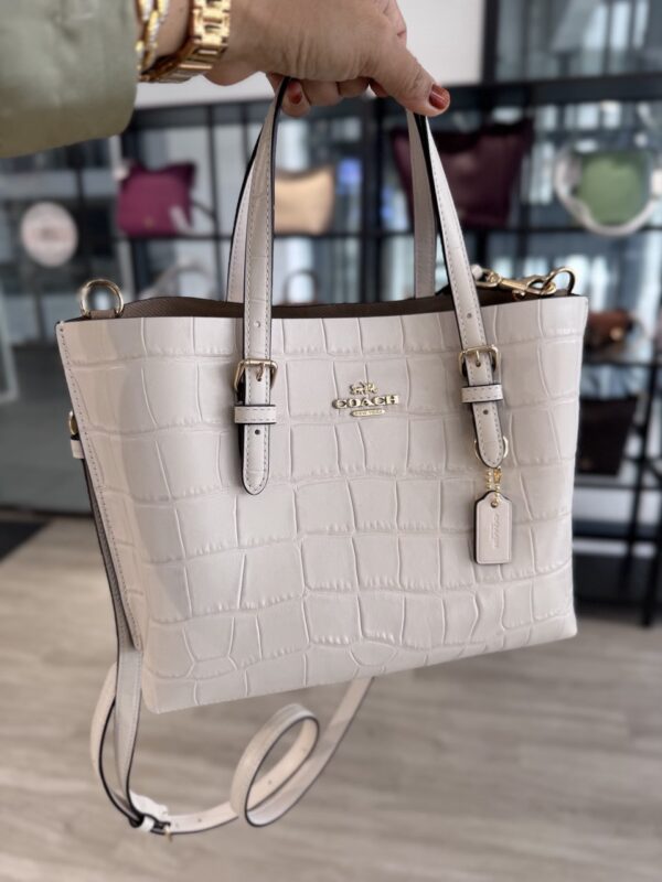 Coach Mollie Tote Bag 25 (Chalk) - Image 8