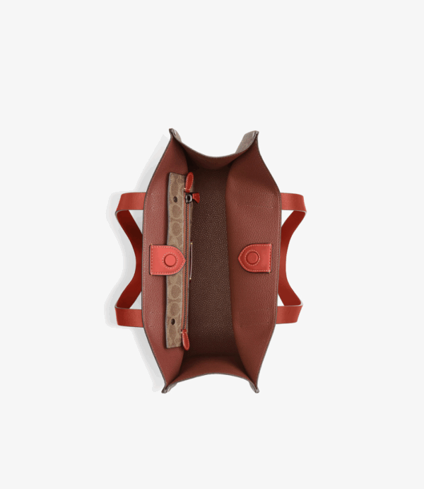 Coach Relay Tote Bag 34 In Signature Canvas With Coach Graphic (Tan Multi) Boutique Collection - Image 5