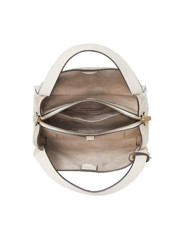 [Pre Order]-Kate Spade Knott Croc Embossed Medium Crossbody Tote (Halo White) BOUTIQUE COLLECTION - Image 7