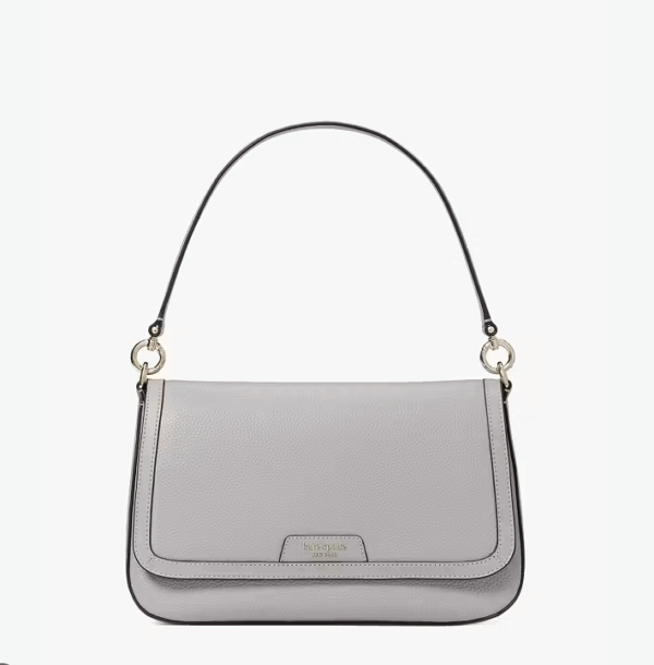 Kate Spade Hudson Convertible Shoulder Bag (Mountain Grey ) Boutique Collection