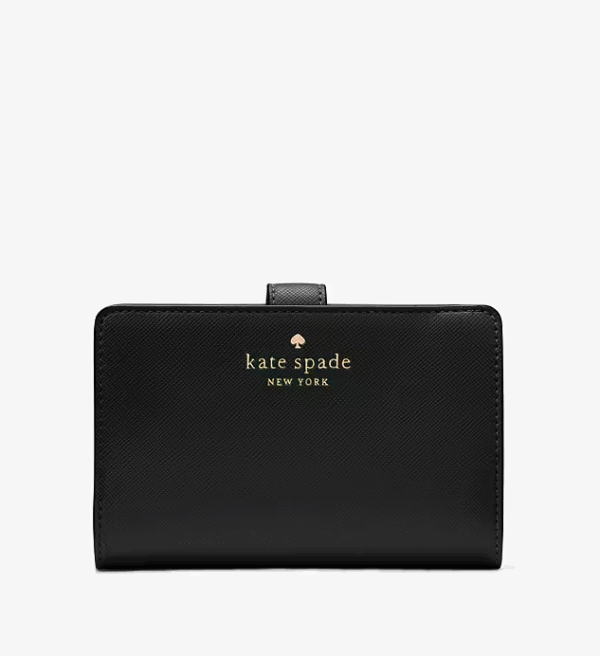 Kate Spade Schuyler Medium Bifold Wallet(Black)