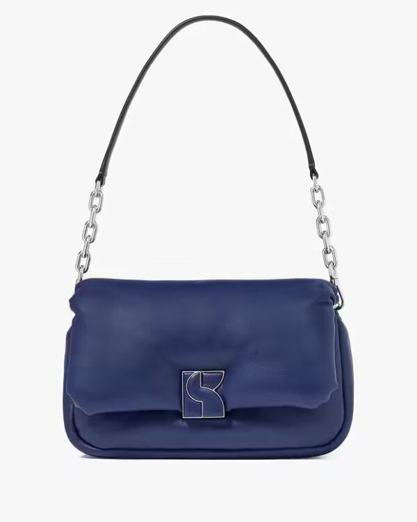[Pre Order]-Kate Spade Dakota Puffy Leather Crossbody (Deep Lake) BOUTIQUE COLLECTION