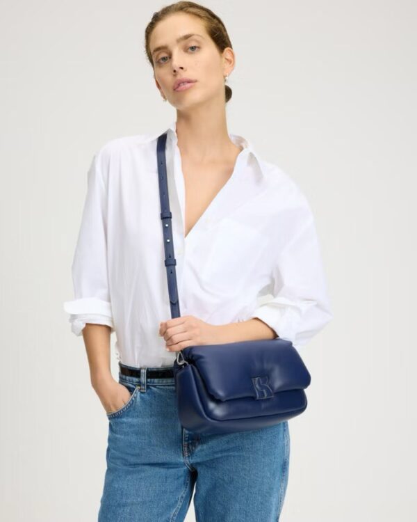[Pre Order]-Kate Spade Dakota Puffy Leather Crossbody (Deep Lake) BOUTIQUE COLLECTION - Image 4
