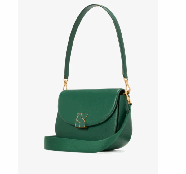 [Pre Order]-Kate Spade Dakota Medium Saddle Bag (Arugula) BOUTIQUE COLLECTION - Image 5