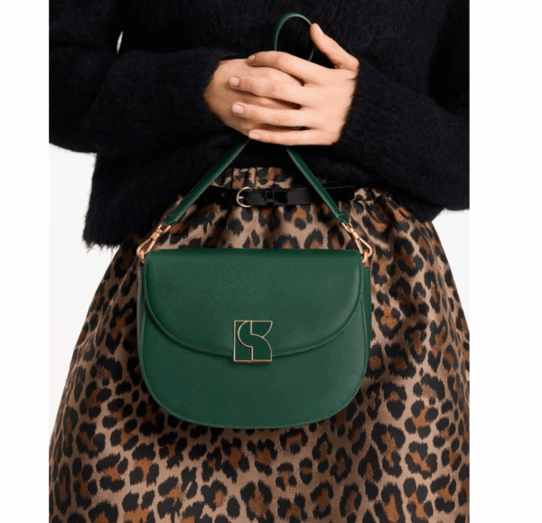 [Pre Order]-Kate Spade Dakota Medium Saddle Bag (Arugula) BOUTIQUE COLLECTION - Image 3
