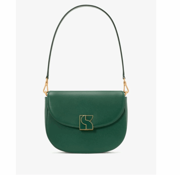 [Pre Order]-Kate Spade Dakota Medium Saddle Bag (Arugula) BOUTIQUE COLLECTION