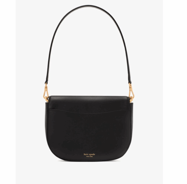 [Pre Order]-Kate Spade Dakota Medium Saddle Bag (Black) BOUTIQUE COLLECTION - Image 6