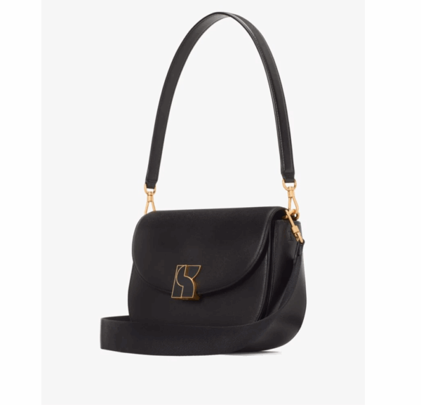 [Pre Order]-Kate Spade Dakota Medium Saddle Bag (Black) BOUTIQUE COLLECTION - Image 4