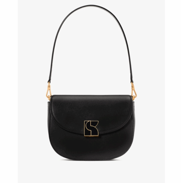 [Pre Order]-Kate Spade Dakota Medium Saddle Bag (Black) BOUTIQUE COLLECTION