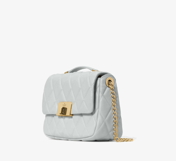 Kate Spade Carey Quilted Small Flap Crossbody (Stone Path) - Image 3