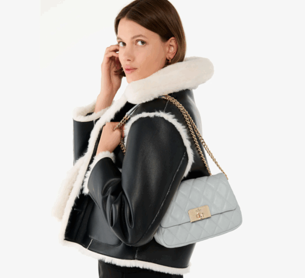 Kate Spade Carey Quilted Small Flap Crossbody (Stone Path) - Image 2