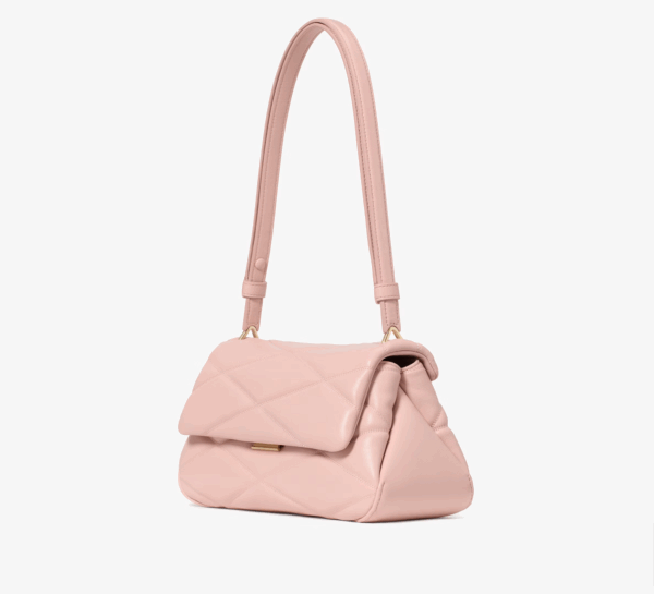 [Pre Order]-Kate Spade Grace Quilted Convertible Shoulder Bag (Rose Smoke) BOUTIQUE COLLECTION - Image 6