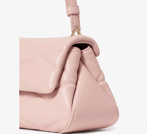 [Pre Order]-Kate Spade Grace Quilted Convertible Shoulder Bag (Rose Smoke) BOUTIQUE COLLECTION - Image 2