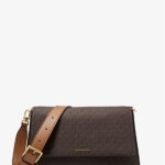 [In Transit] - Michael Kors Nessa Large Signature Logo Crossbody Bag (Brown)