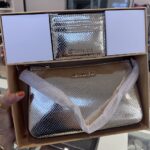 Michael Kors Gift-Boxed Medium Chain Strap Crossbody Bag With Card Case (Pale Gold)