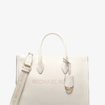 Michael Kors Mirella Medium Tote Bag (Light Cream)