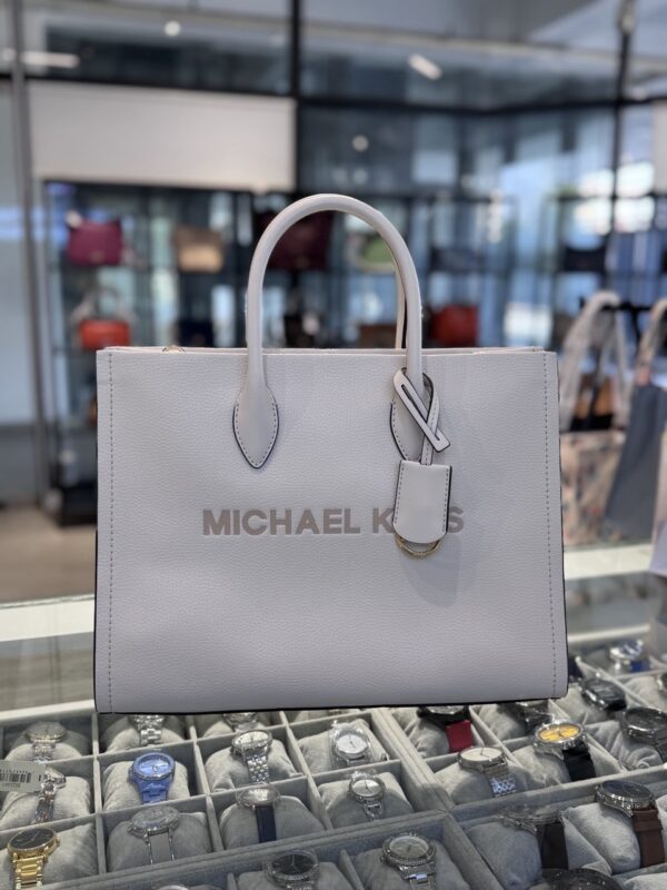 Michael Kors Mirella Medium Tote Bag (Light Cream) - Image 4