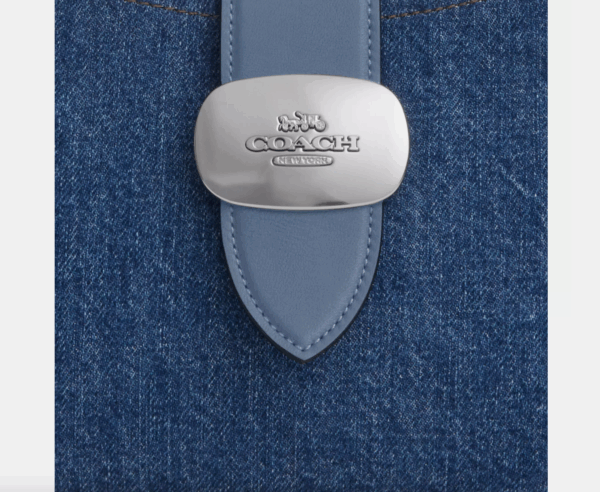 [In-Transit] - Coach Eliza Shoulder Bag In Signature Denim (Denim) - Image 6