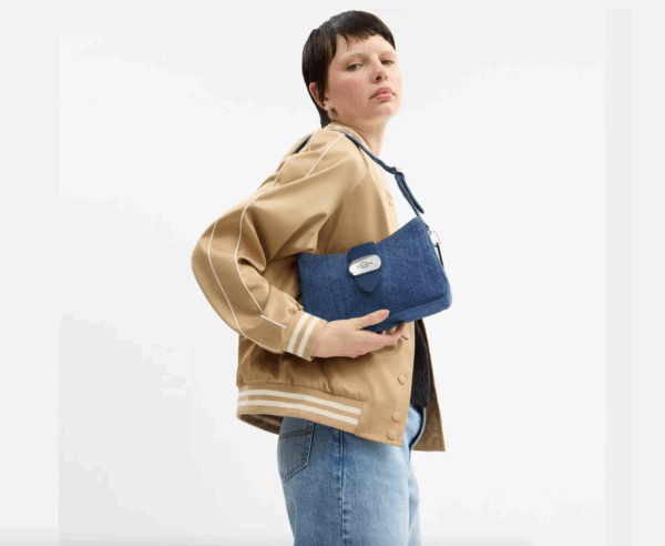 [In-Transit] - Coach Eliza Shoulder Bag In Signature Denim (Denim) - Image 2
