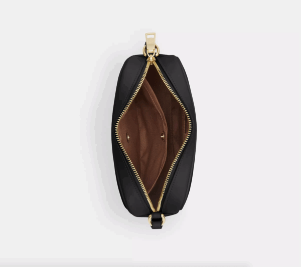 [Pre Order]-Coach Mini Jamie Camera Bag In Signature Canvas (Brown Black) - Image 4