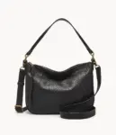 Fossil Skylar Leather Crossbody (Black)