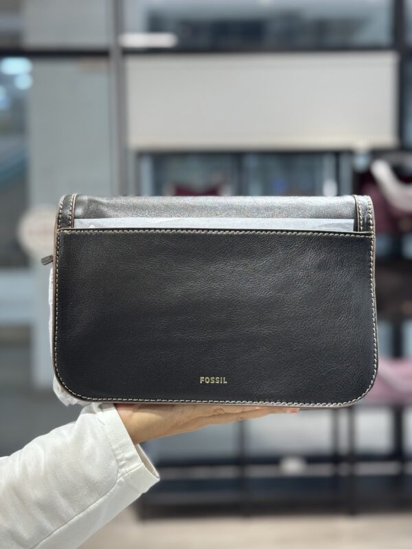 Fossil Ainsley Flap Crossbody (Black) - Image 4